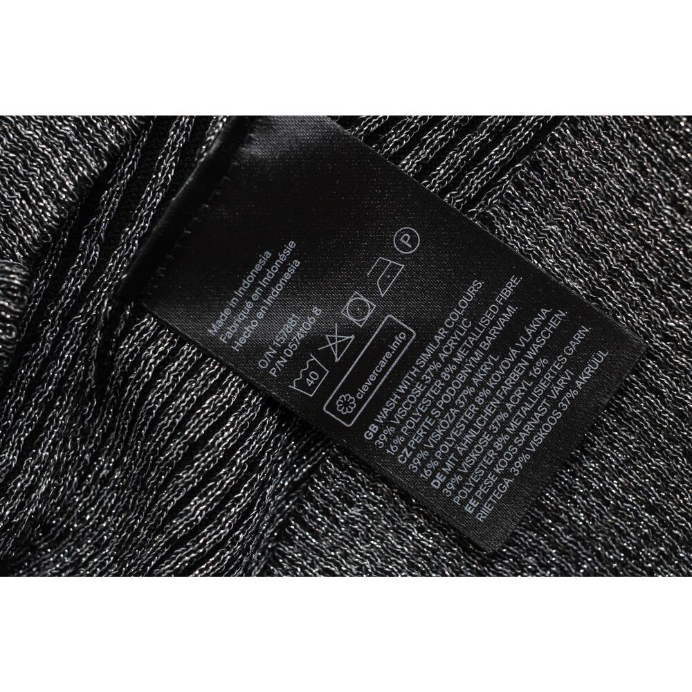 H&M Divided gray ribbed cold shoulder sweater womens large boho causal normcore‎ - Picture 4 of 5